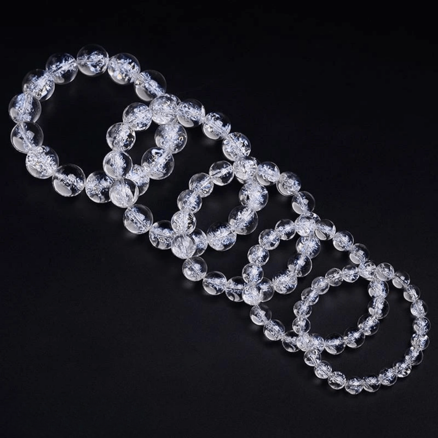 Himalayan rock crystal bracelet