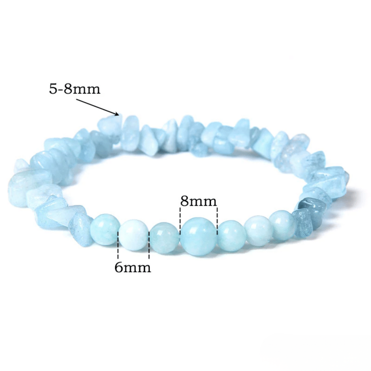 Mixed Aquamarine Bracelet