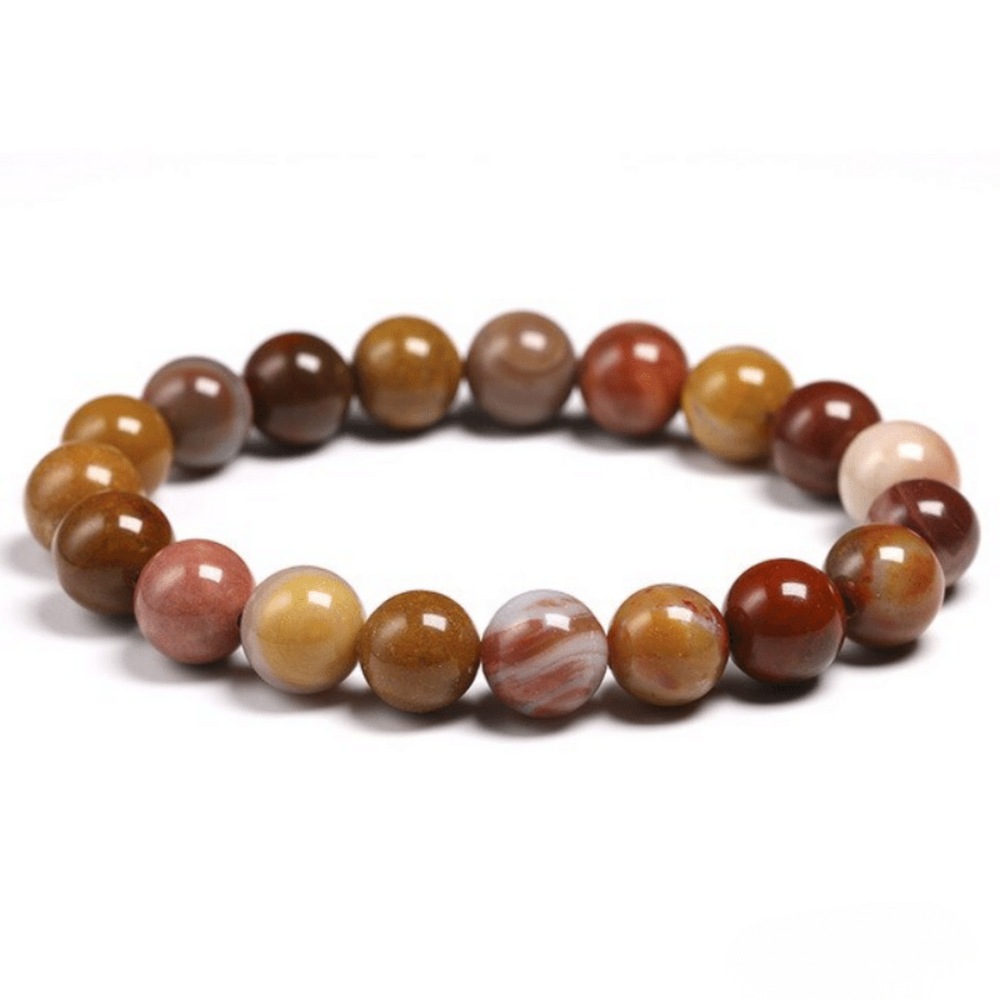 Xyloid agate bracelet