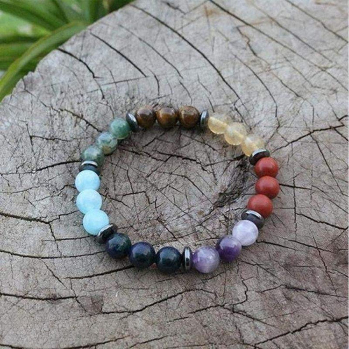 7 Chakras Natural Stone Bracelet