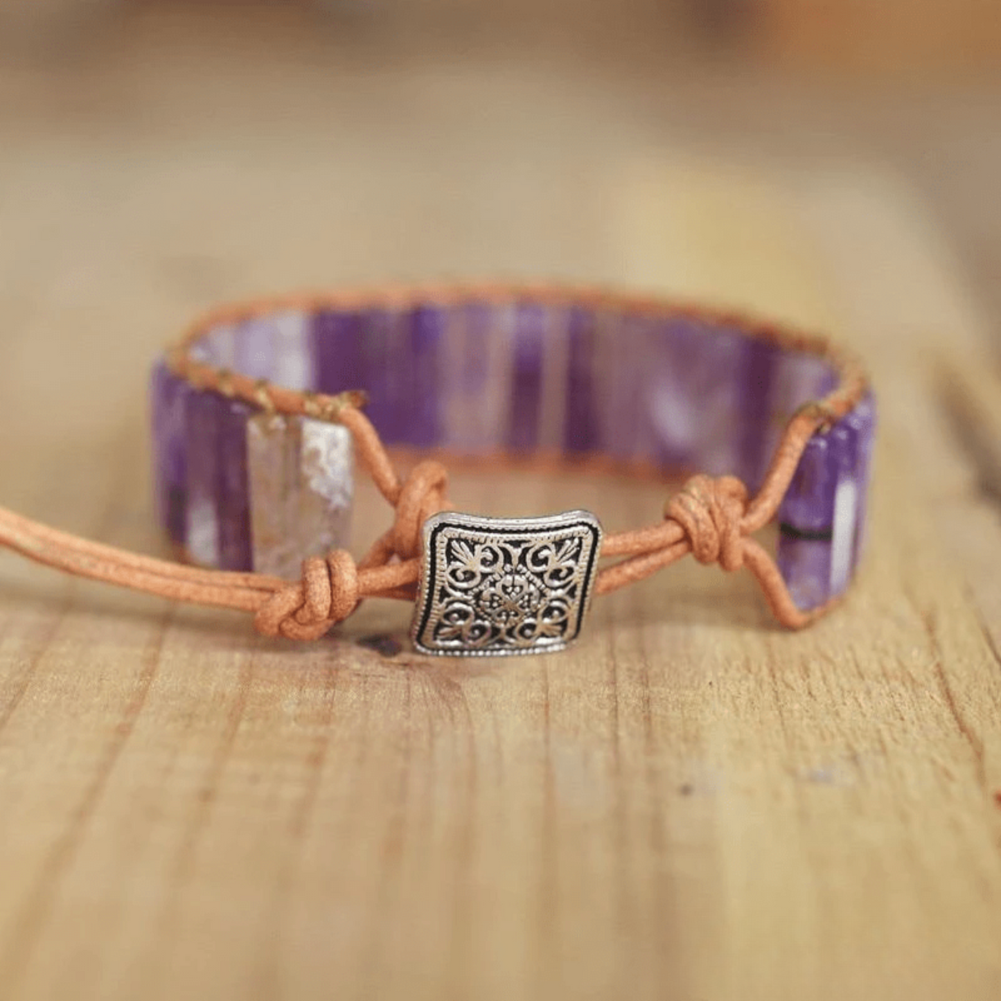 Bracelet Wrap in Amethyst