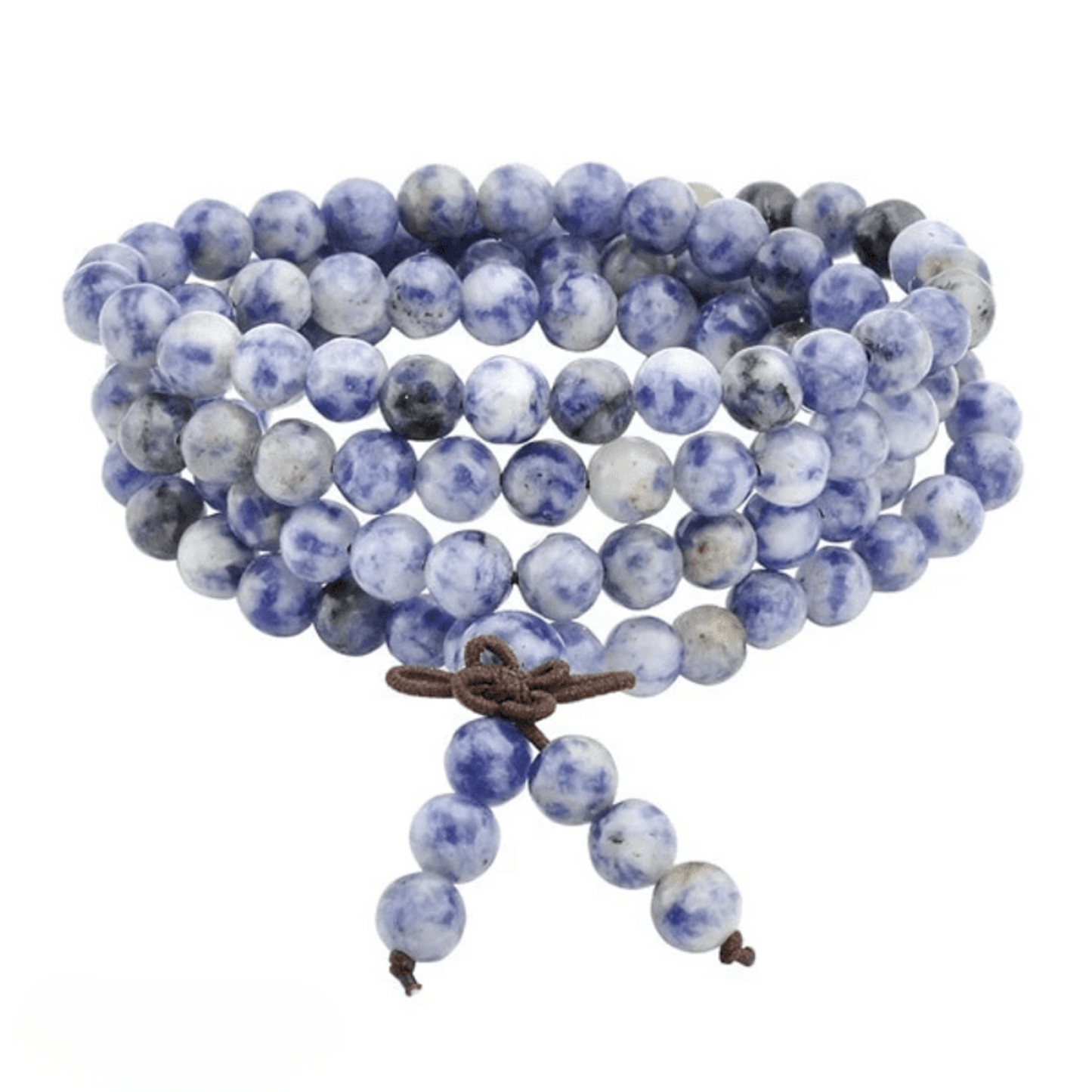Tibetan Mala Bracelet in Sodalite