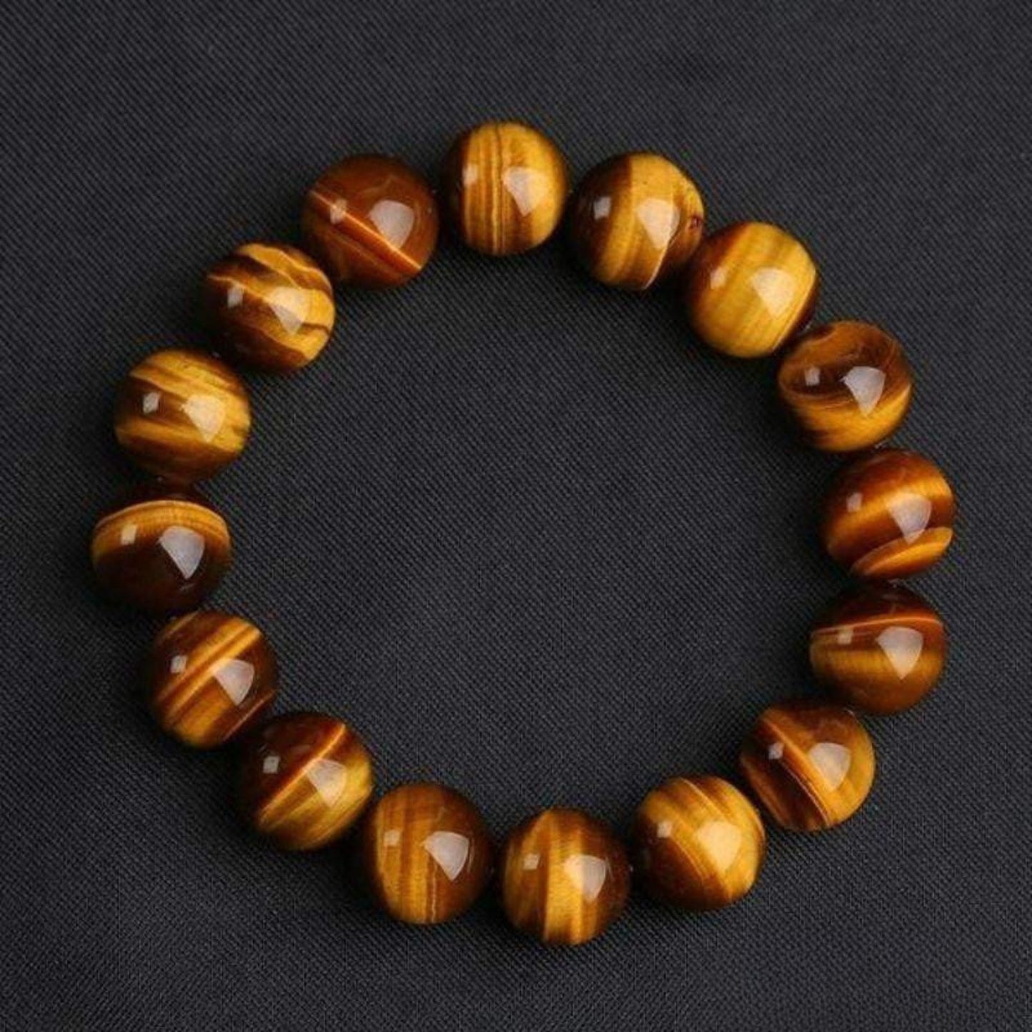 Tiger Eye Bracelet 12mm