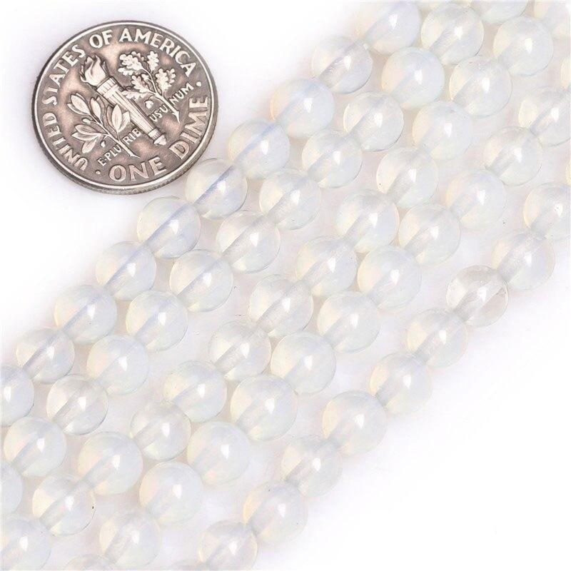 Round opalite beads