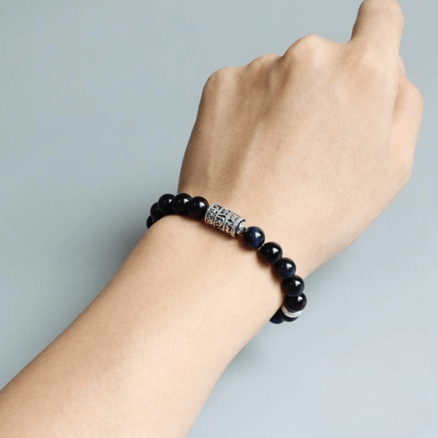 Tibetan Bracelet in Hawk’s Eye