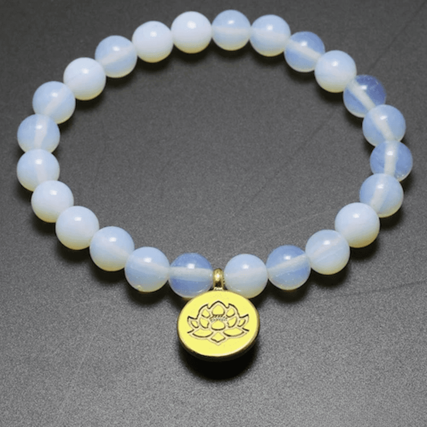 Tibetan mala bracelet in opalite