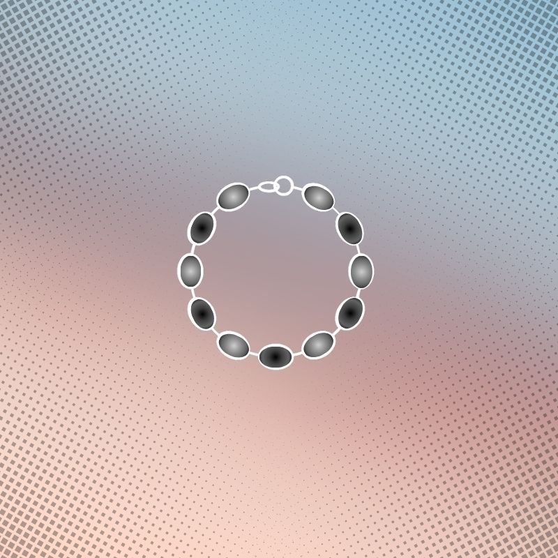 Lava rock stone bracelets