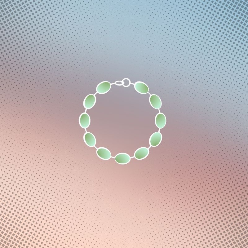 Prehnite bracelets