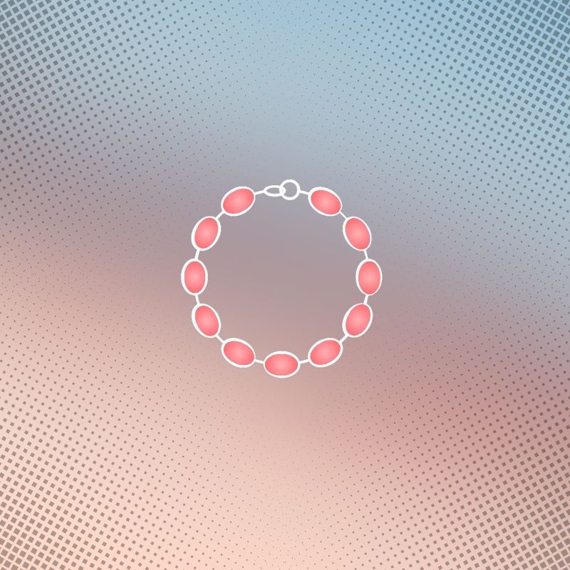 Rhodochrosite bracelets