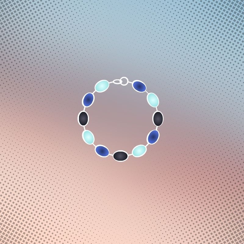 Throat chakra bracelets