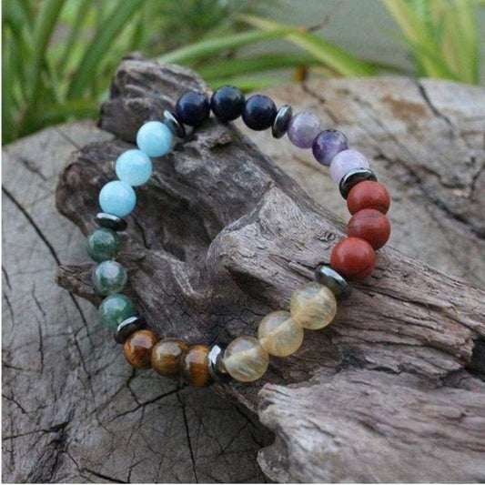 7 Chakras Natural Stone Bracelet