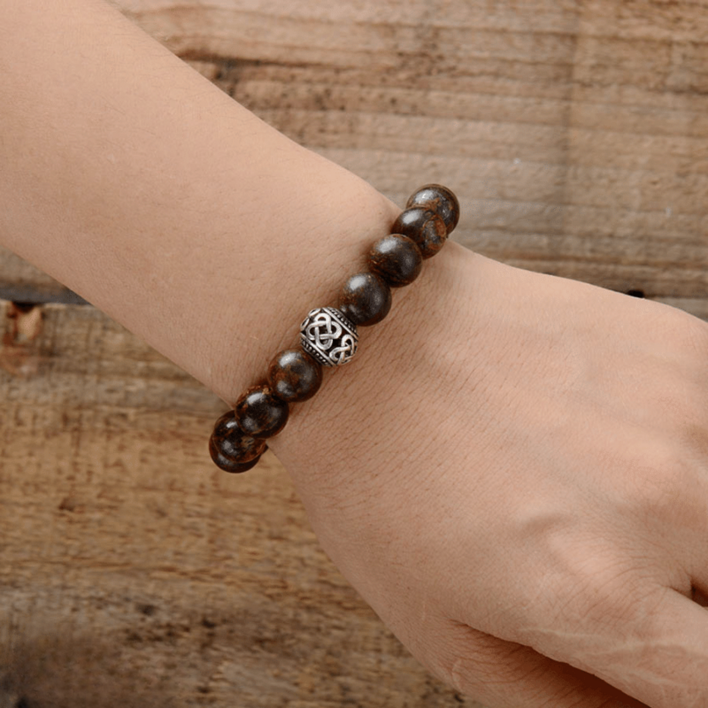 Tibetan Bronzite Bracelet