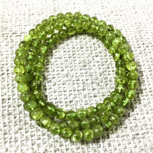 Bracelet Triple in Peridot
