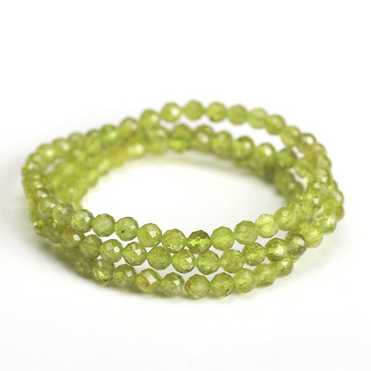 Faceted Peridot Bracelet