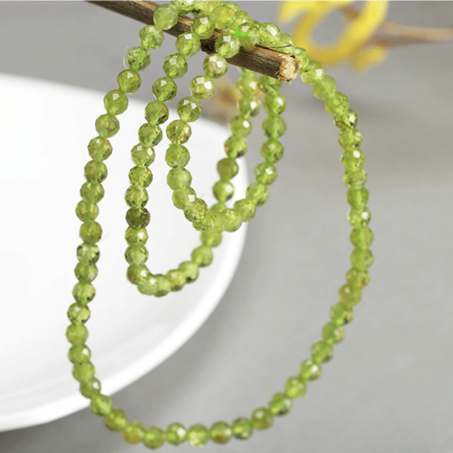 Faceted Peridot Bracelet