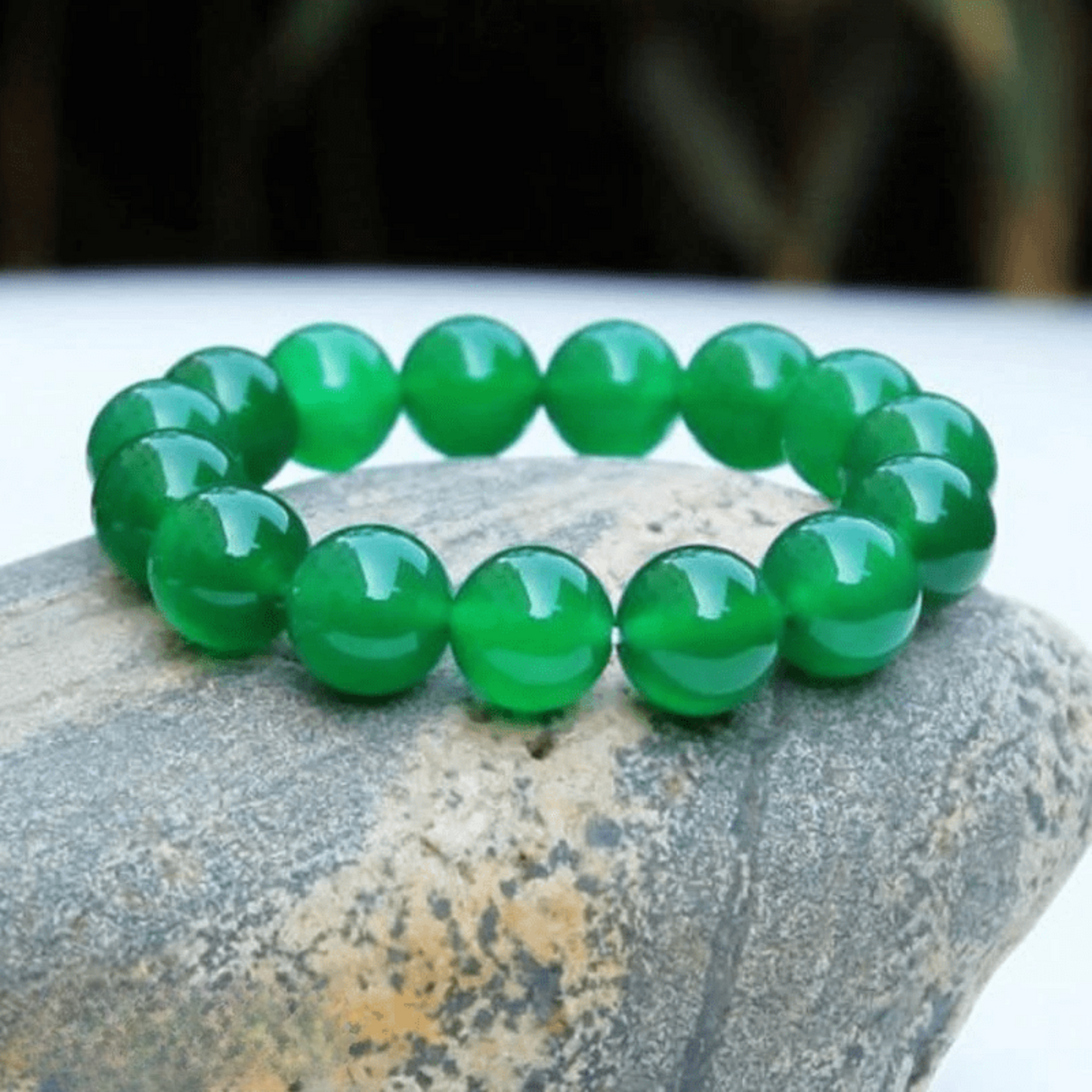 Green Chalcedony Bracelet