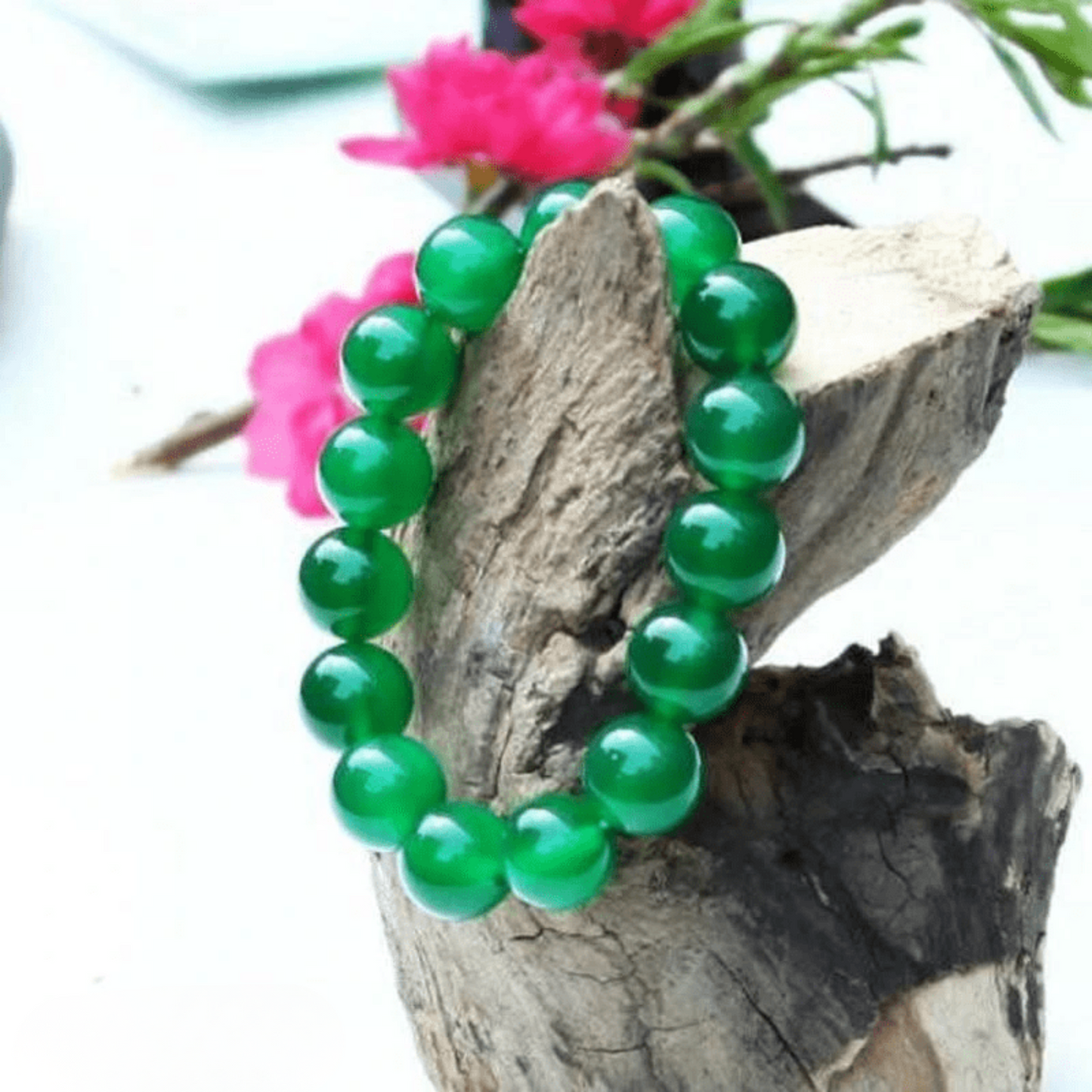 Green Chalcedony Bracelet