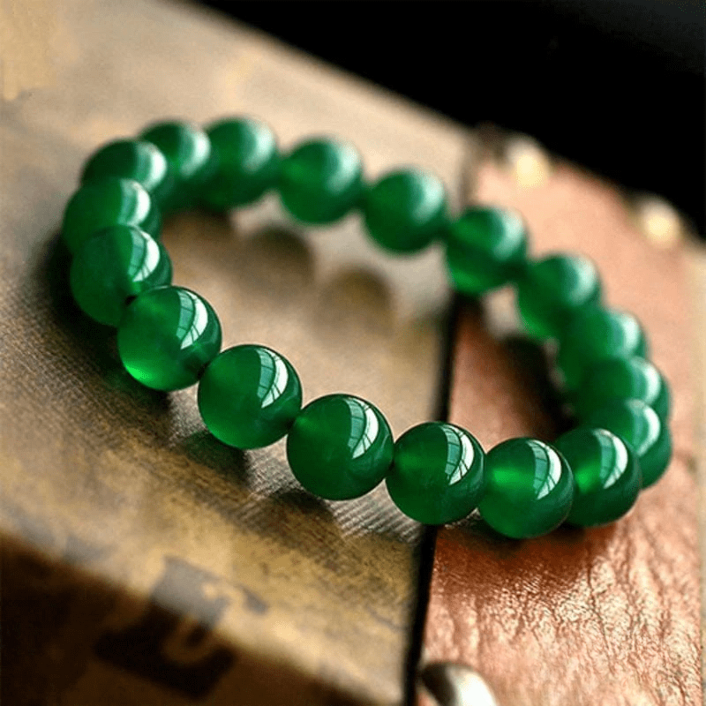 Green Chalcedony Bracelet