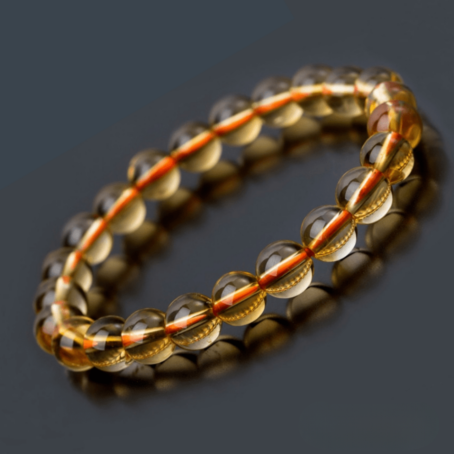 Natural citrine bracelet