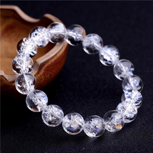 Himalayan rock crystal bracelet