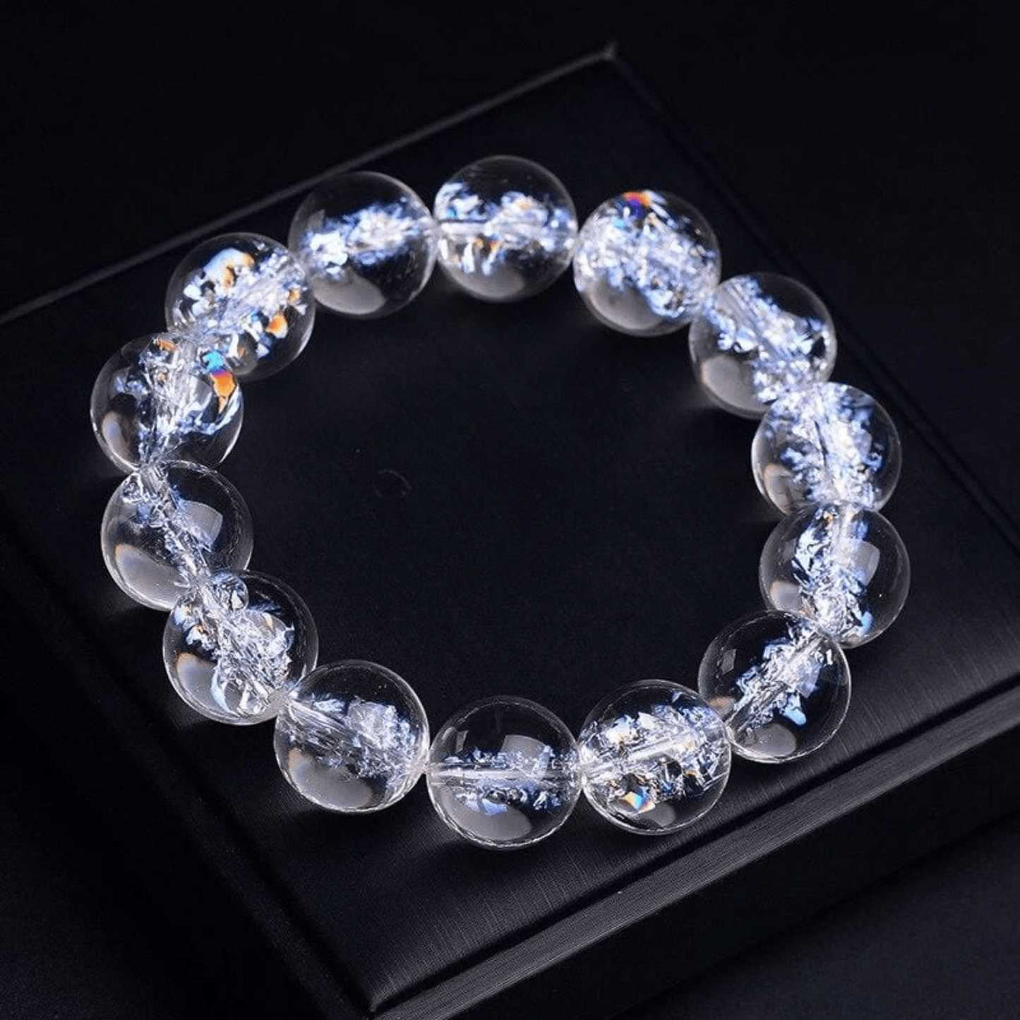 Himalayan rock crystal bracelet