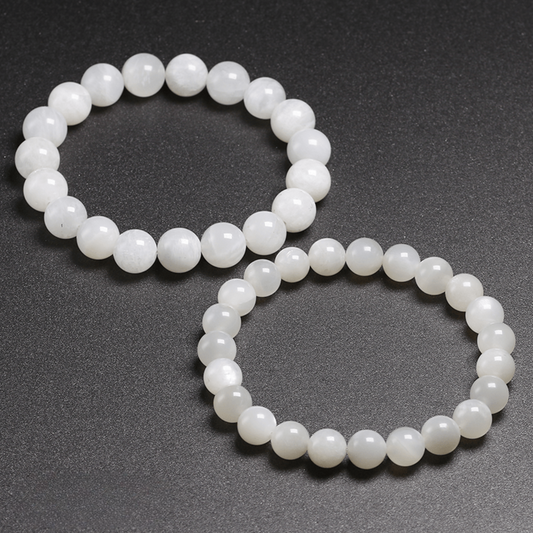 White Moonstone Bracelet