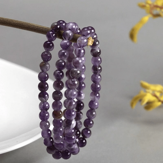 Bracelet Triple in Amethyst