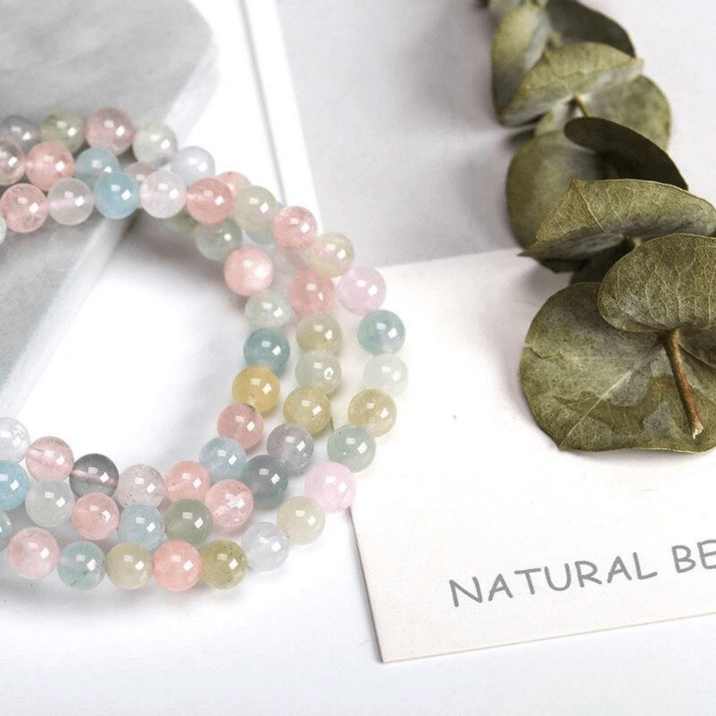 Bracelet Triple en Morganite