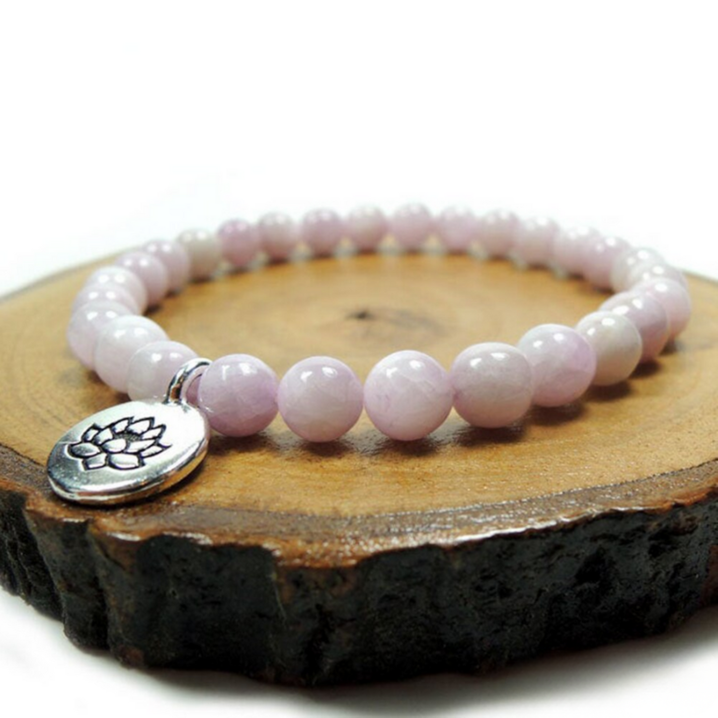 Lotus Kunzite Bracelet