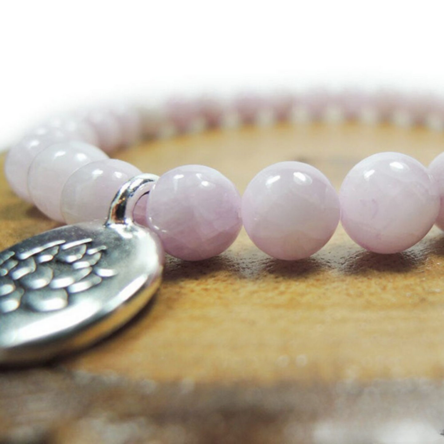 Lotus Kunzite Bracelet