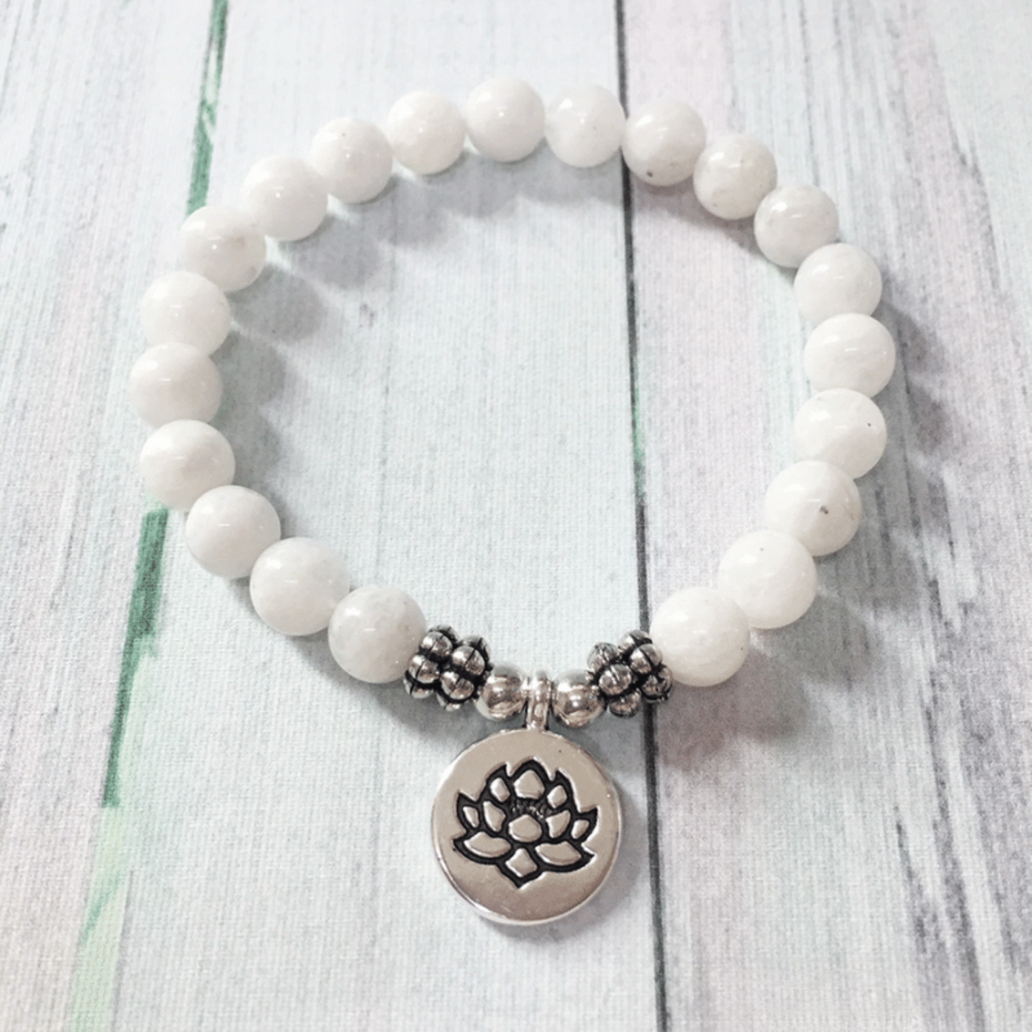 Moonstone Mala Bracelet