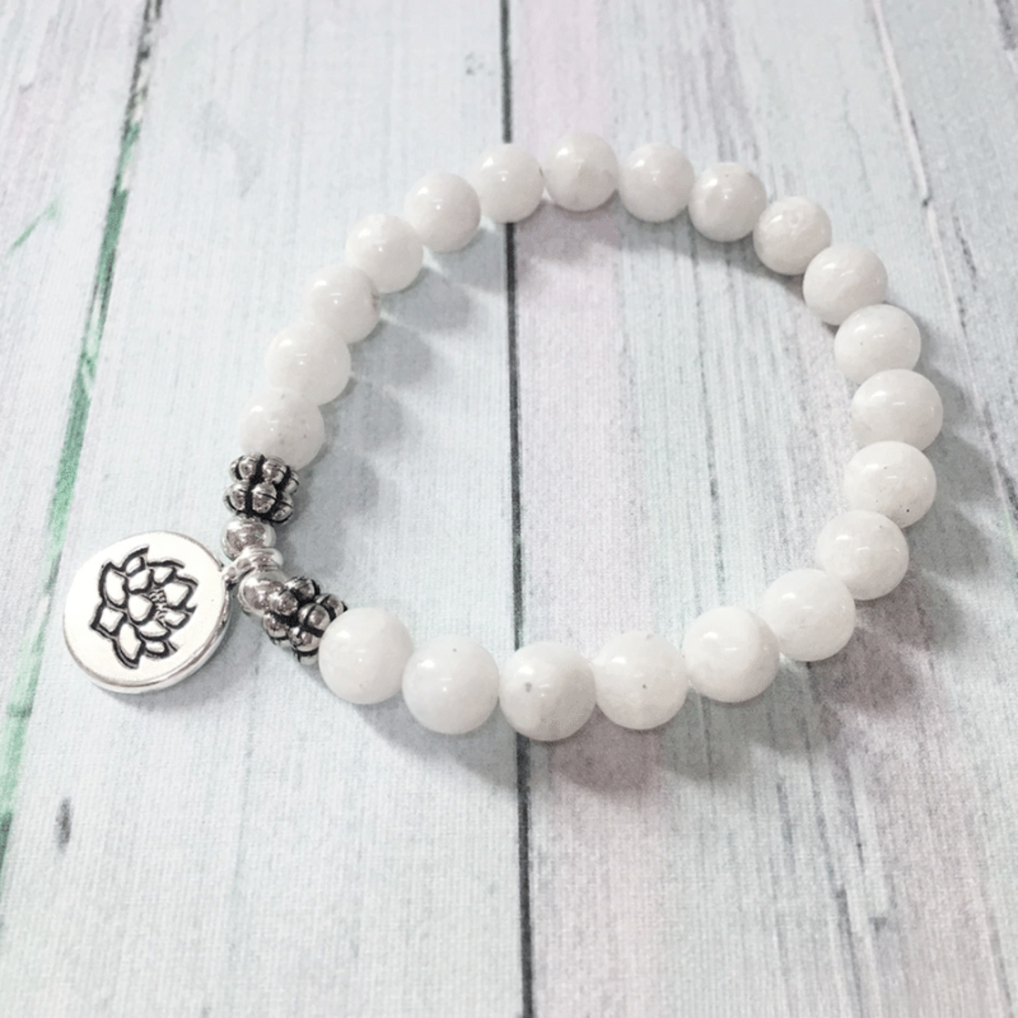 Moonstone Mala Bracelet