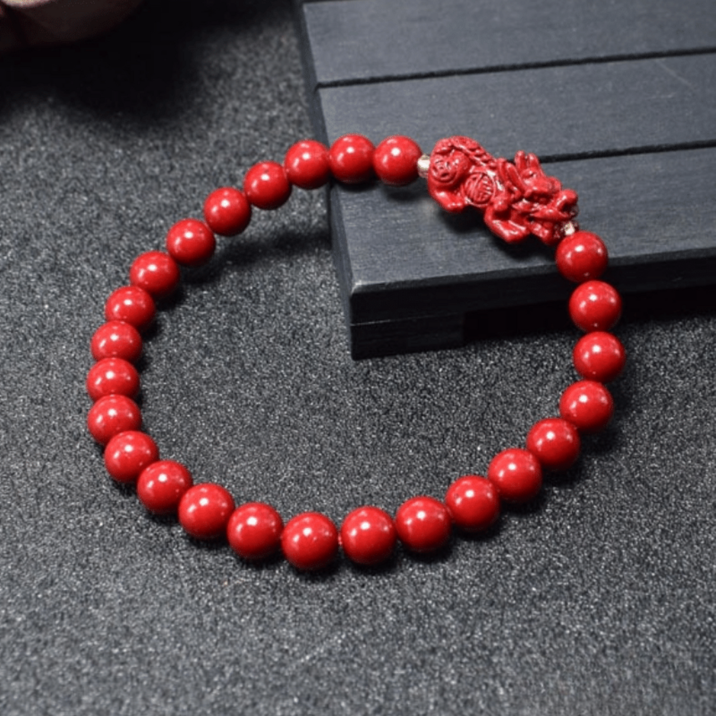 Pi Xiu Bracelet in Cinnabar