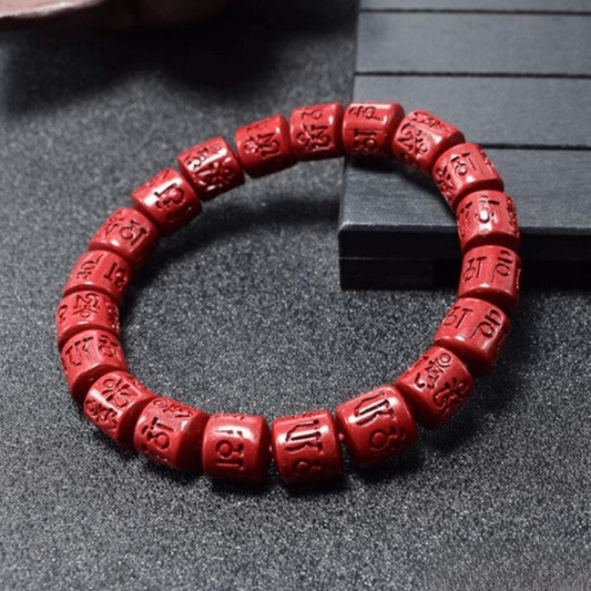 Tibetan Bracelet in Cinnabar
