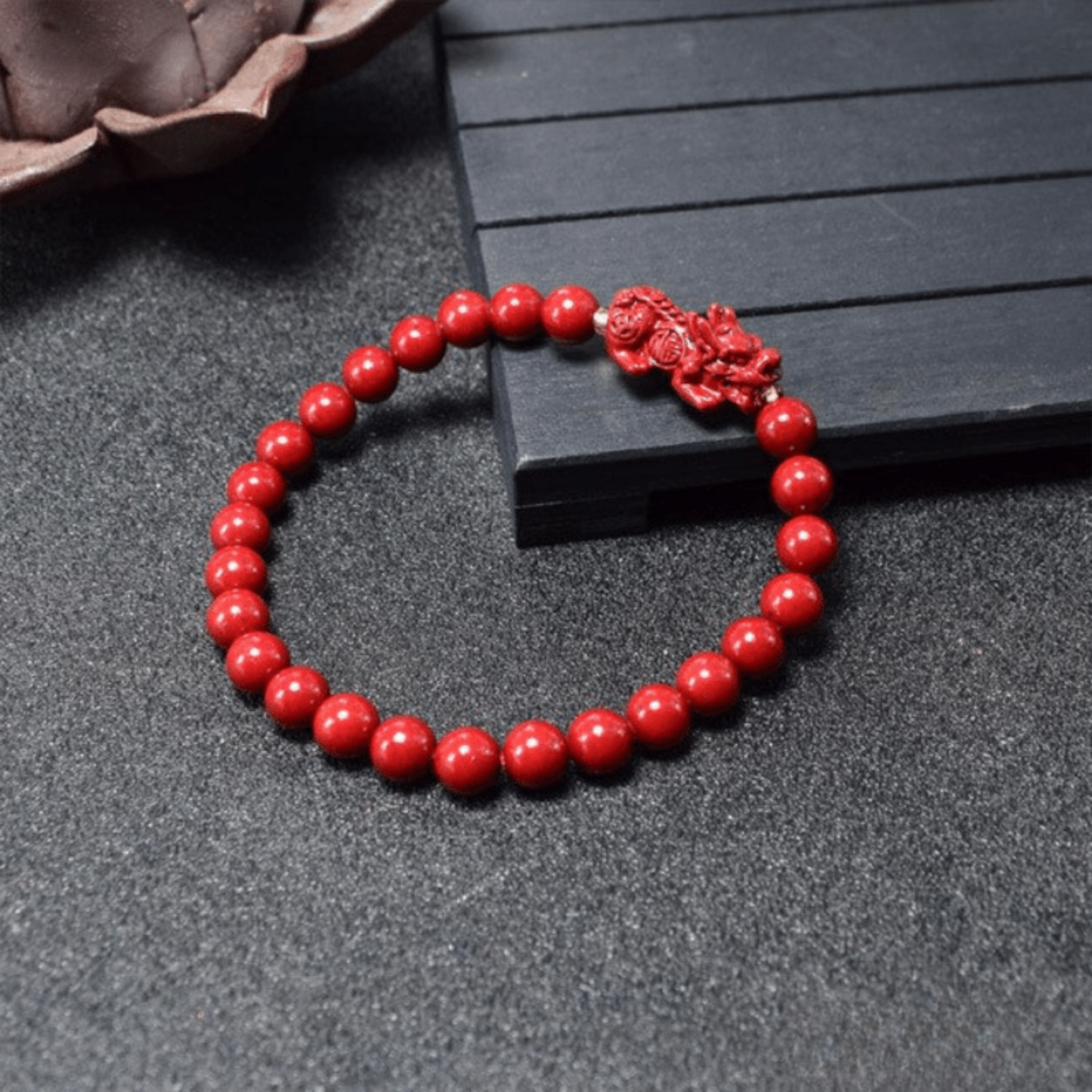 Pi Xiu Bracelet in Cinnabar