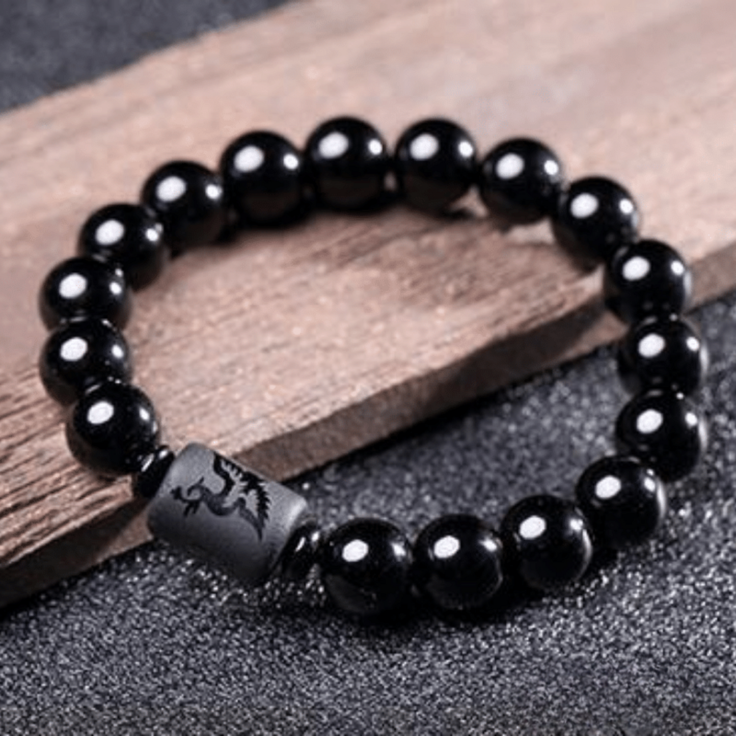 Black Obsidian Good Luck Bracelet