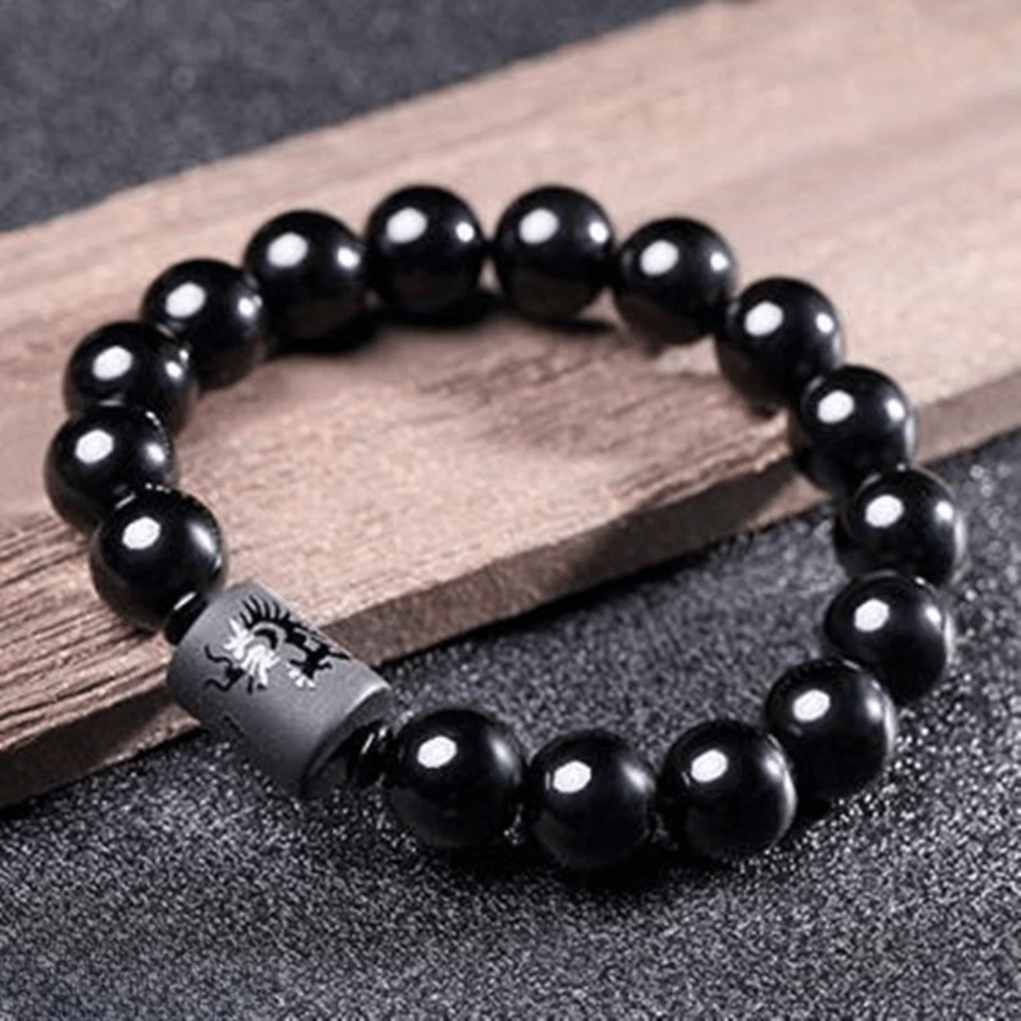 Black Obsidian Good Luck Bracelet