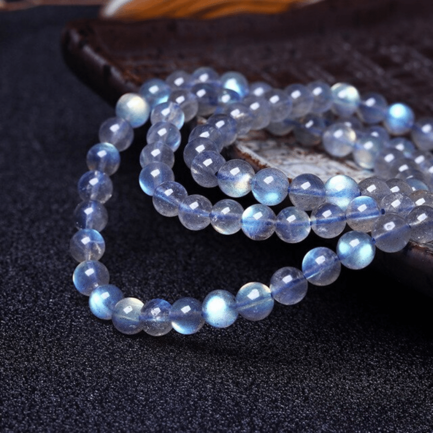 Bracelet Triple in Blue Labradorite