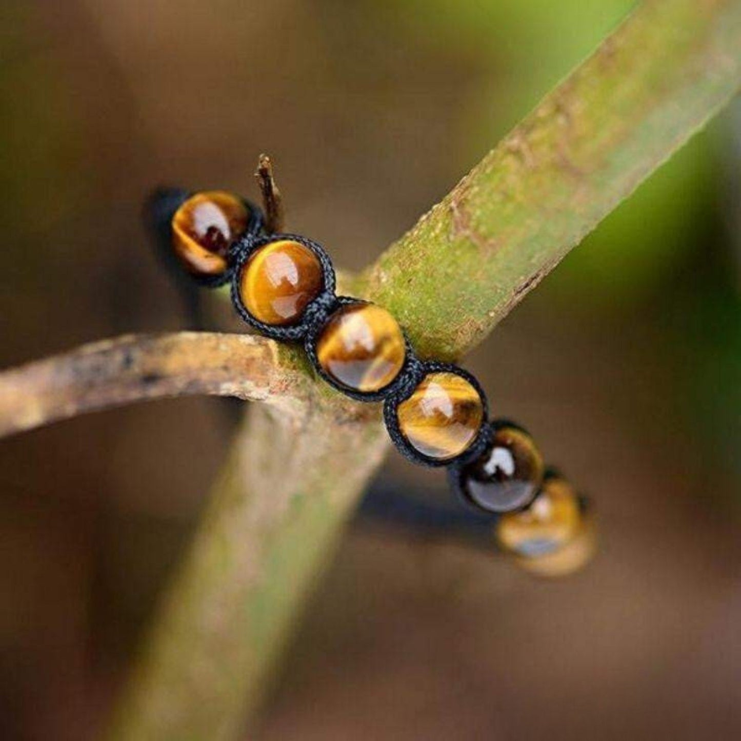 Shamballa Tiger Eye Bracelet