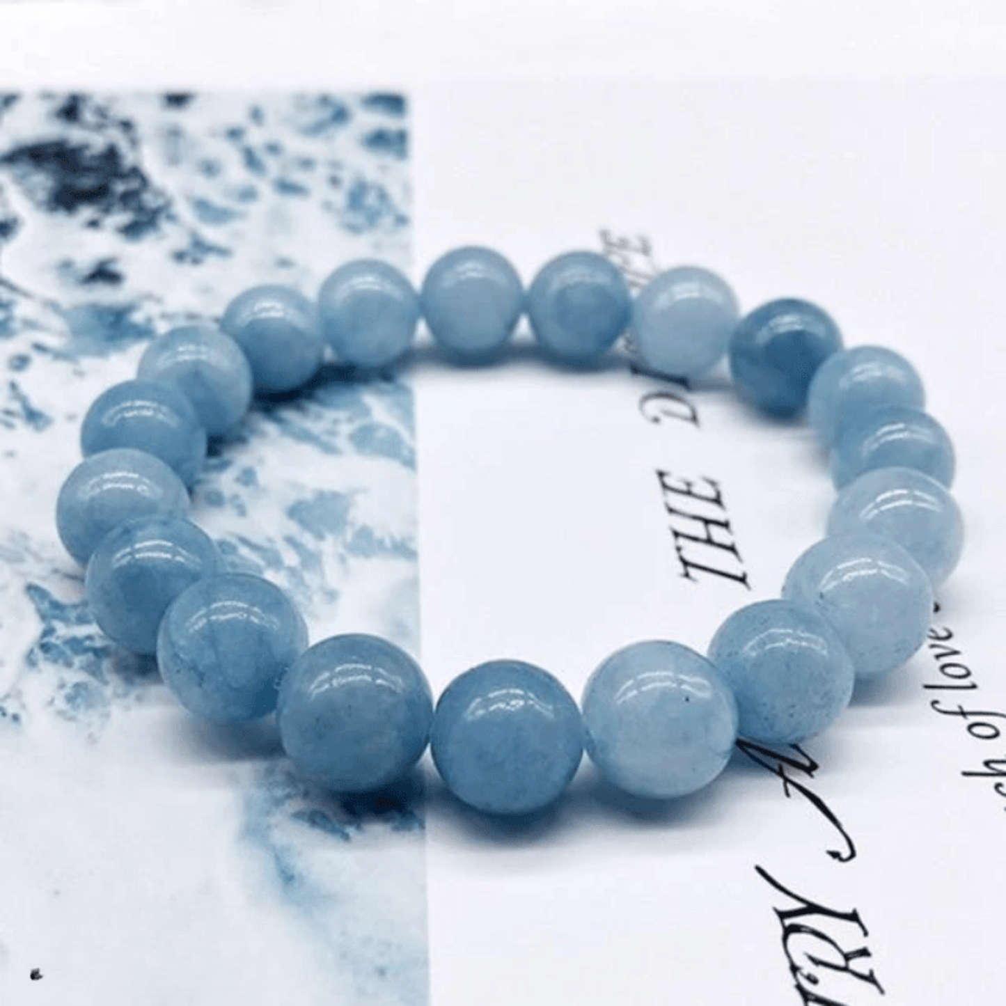 Angelite bracelet
