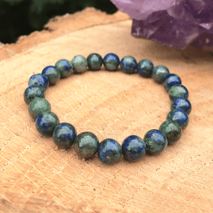 Azurite malachite bracelet