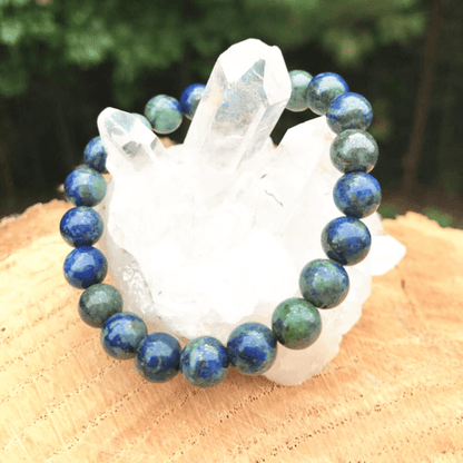 Azurite malachite bracelet