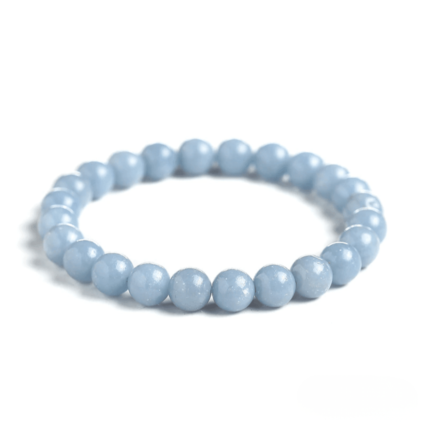 Blue angelite bracelet