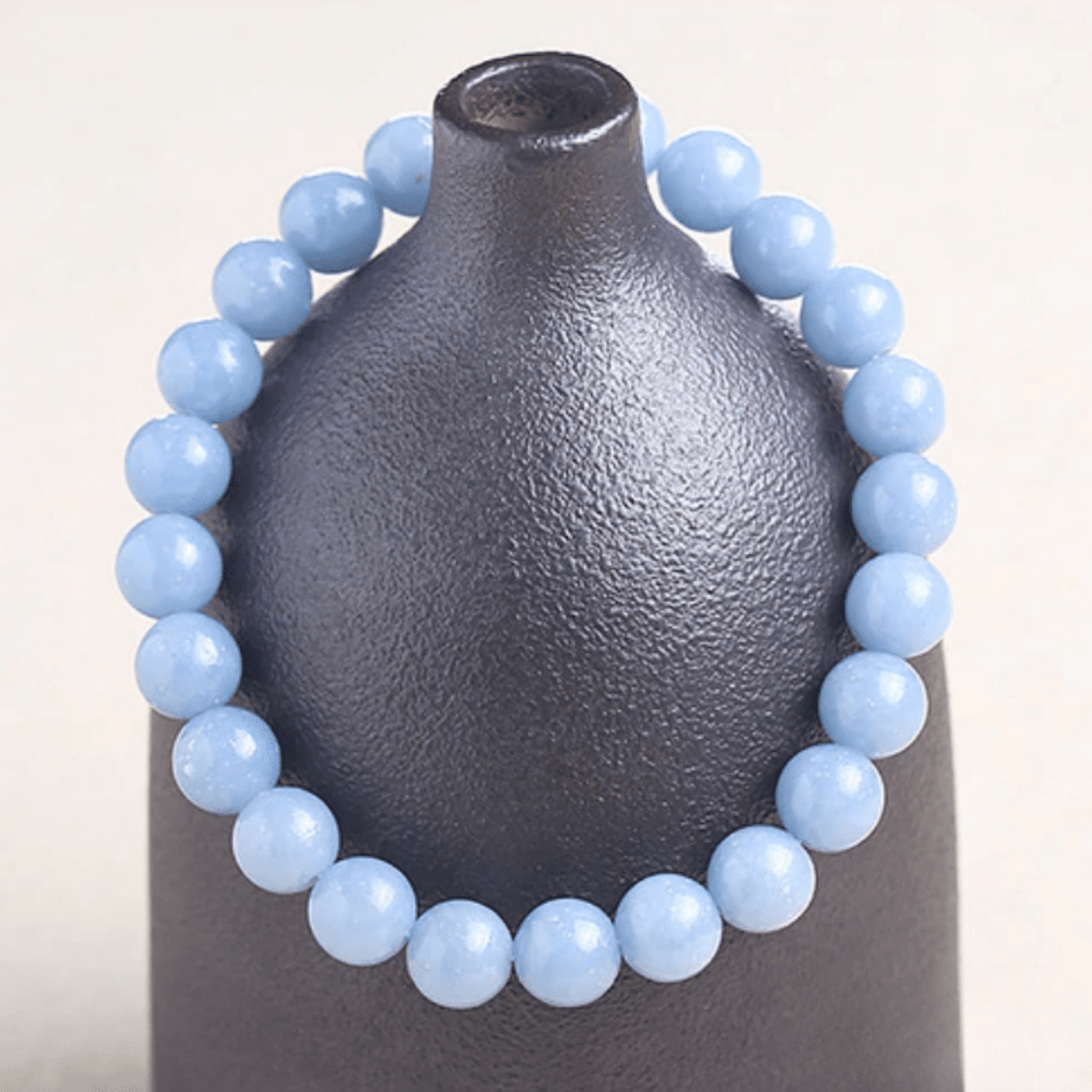 Blue angelite bracelet
