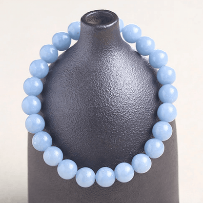 Blue angelite bracelet