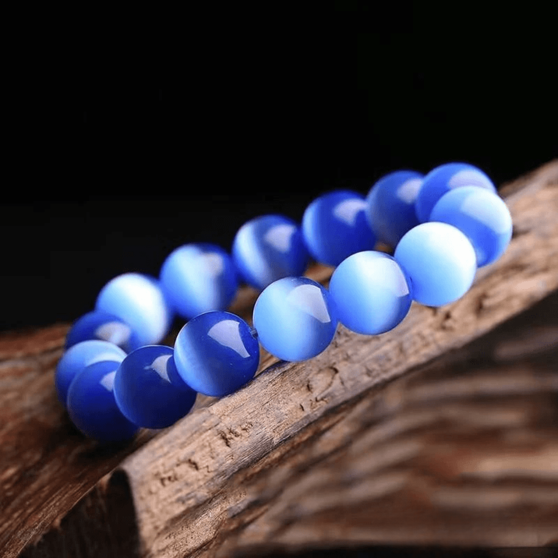 Blue Cat Eye Bracelet