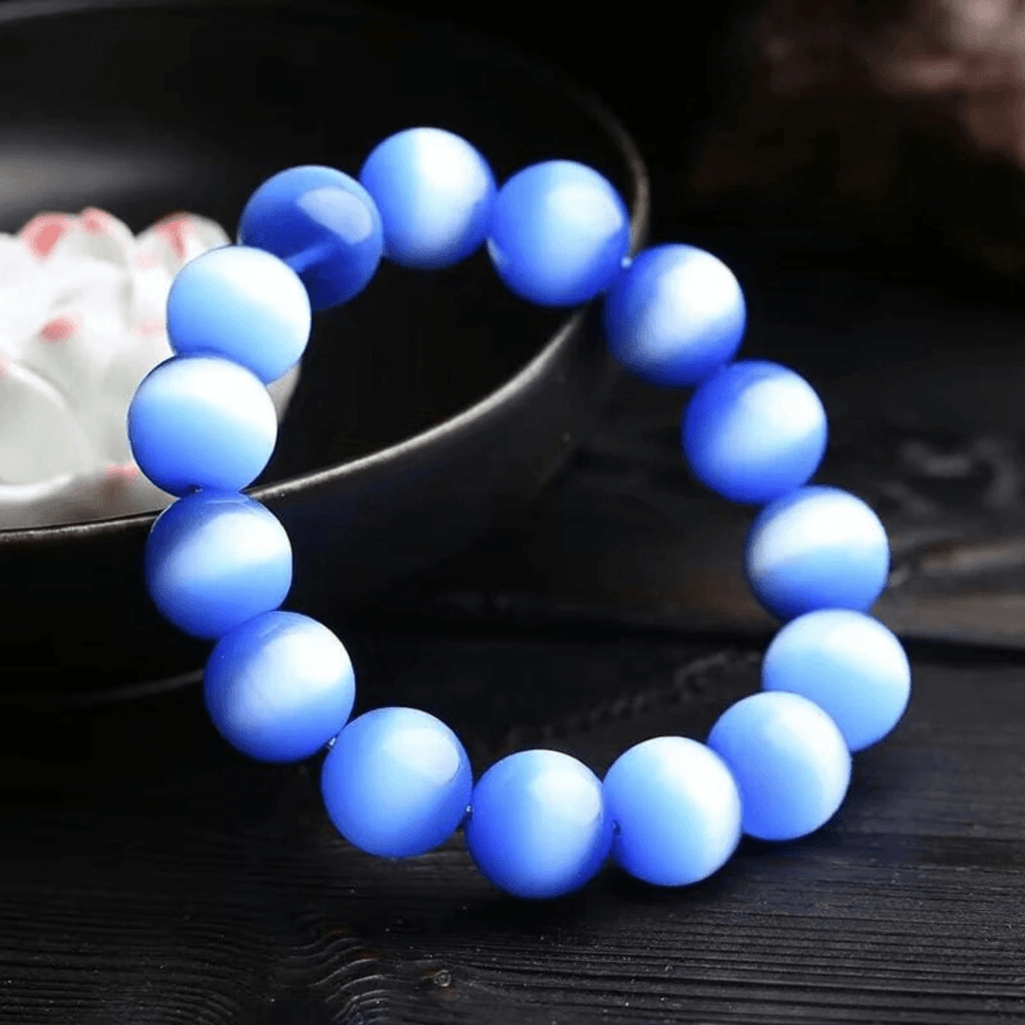 Blue Cat Eye Bracelet