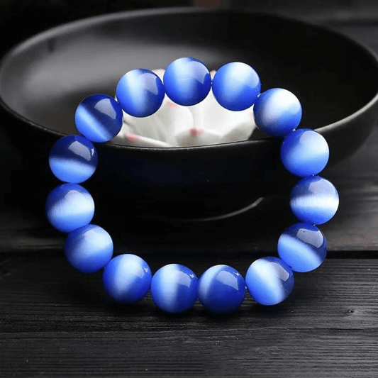 Blue Cat Eye Bracelet
