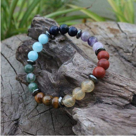 7 Chakras Natural Stone Bracelet