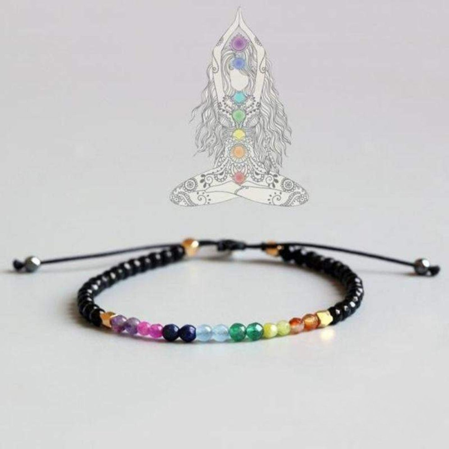 7 Chakras and 12 Constellations Bracelet